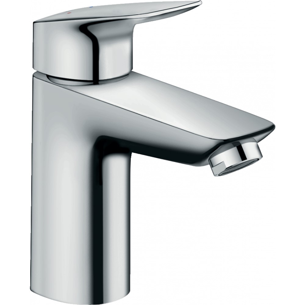 Смеситель Hansgrohe Logis для раковины со средним изливом и сливным гарнитуром, хром