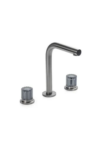 Смеситель из стены Boheme AURA на 3 отв ELEGANTE GREY, графит