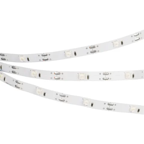 Светодиодная лента Arlight RT-5000-6060LENS-20-12V Warm2700 (10mm, 10W/m, IP20)