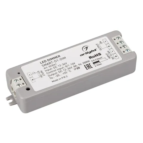 Диммер Arlight SMART-D1-DIM (12-36V, 0/1-10V)