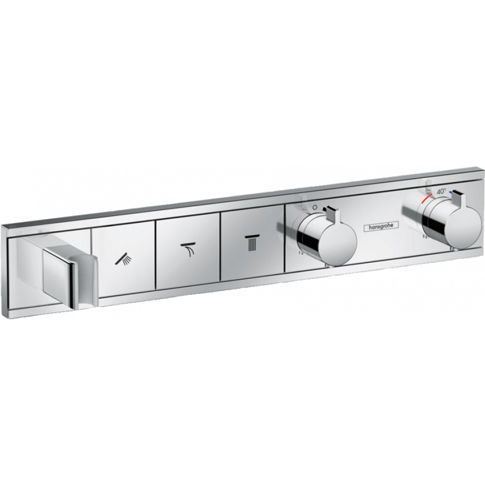 Термостат Hansgrohe RainSelect для душа на 3 потребителя, хром