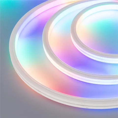 Герметичная лента Arlight DMX MOONLIGHT-5000S-TOP-5060-84-24V RGB (13х12mm, 18W, IP67)