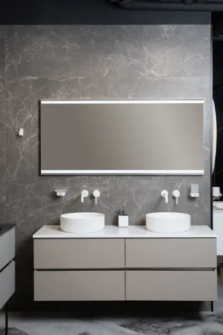 Тумба без раковины ArmadiArt Vallessi 140*46см Stone Grey