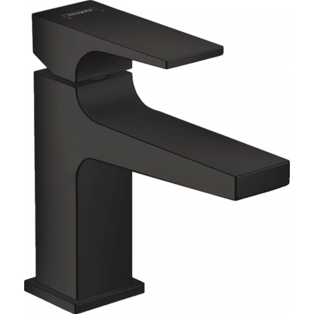 Смеситель Hansgrohe Metropol для раковины, чёрный матовый