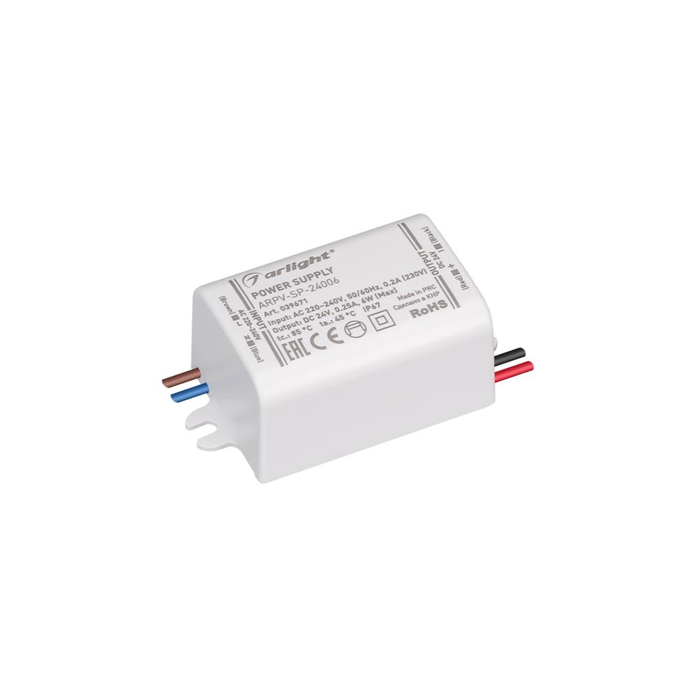 Блок питания Arlight ARPV-SP-24006 (24V, 0.25A, 6W)