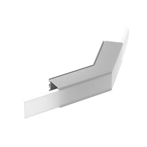 Угол Arlight PLS-LOCK-H25-L135W внешний (с экраном MAT-L)
