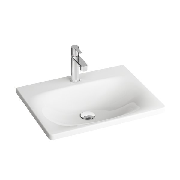 Умывальник подвесной керамический RAVAK Balance 800 белый