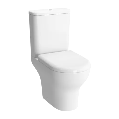 Безободковый напольный унитаз VitrA Zentrum Rim-Ex, сиденье микролифт, механизм 3/6 л, белый